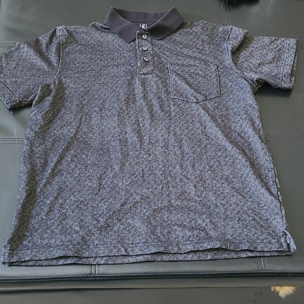 Men's shirt black and grey